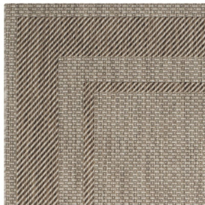 Safavieh Courtyard Collection Lorna Stripe Indoor/Outdoor Area Rug