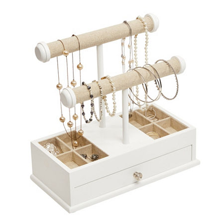 Mele and Co Ivy White Jewelry Organizer, One Size