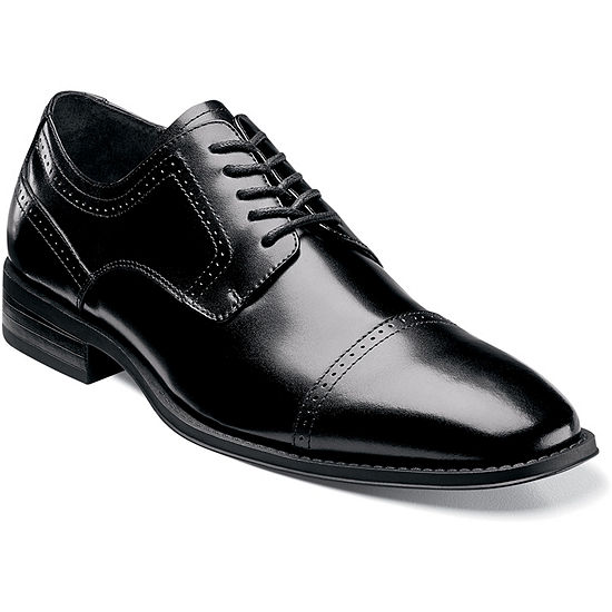 Stacy Adams® Waltham Mens Leather Cap Toe Lace Oxford Dress Shoes ...
