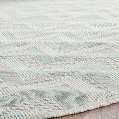 Safavieh Courtyard Collection Duncan Geometric Indoor/Outdoor Runner Rug