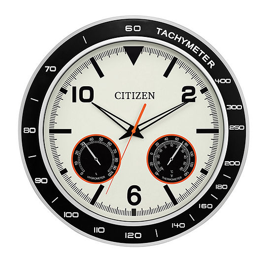 Citizen Outdoor Water-Resistant Cream Wall Clock Cc2019