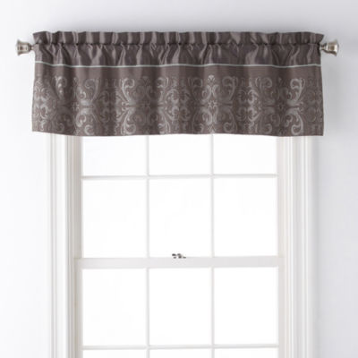 JCPenney Home Nicholai Rod Pocket Tailored Valance