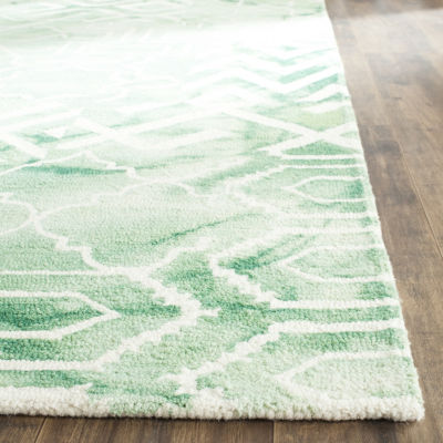 Safavieh Dip Dye Collection Venice Chevron Square Area Rug