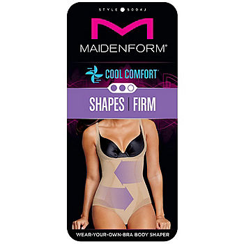 Maidenform Shapewear Firm Control Foundations Body Shaper DM5004 Latte  Sz.2XL