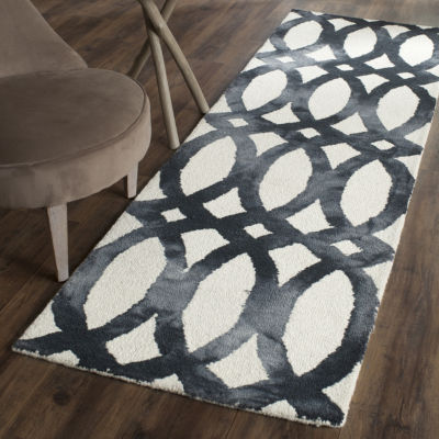Safavieh Dip Dye Collection Maralyn Geometric Runner Rug