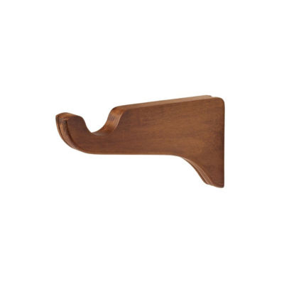 Kirsch Wood Trends 6in Return 2pc. Curtain Rod Brackets, Color