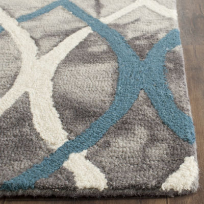 Safavieh Dip Dye Collection Harlan Geometric Runner Rug