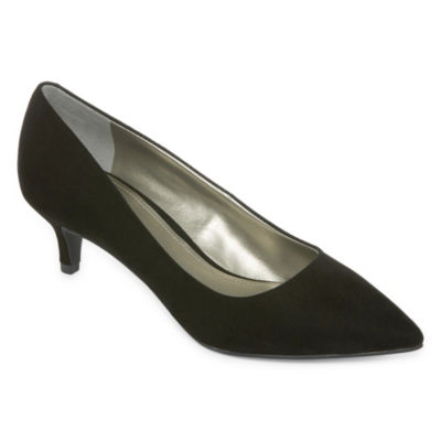 Worthington Womens Danika Kitten Heel Pumps
