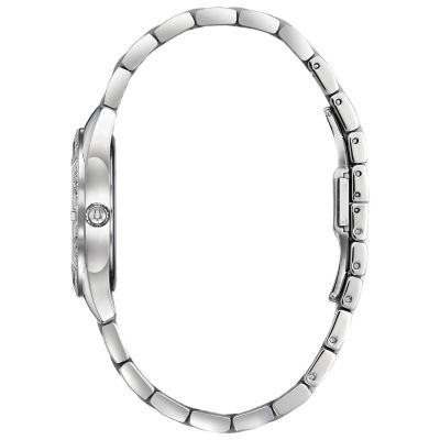 Bulova Sutton Womens Silver Tone Stainless Steel Bracelet Watch 96r228
