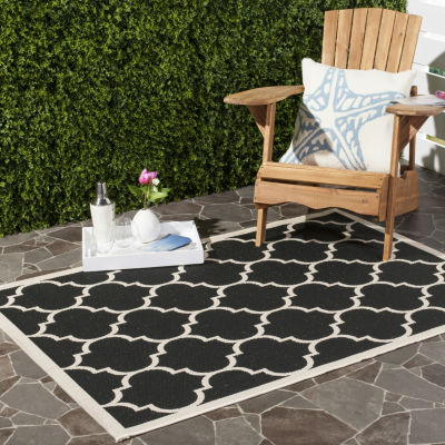 Safavieh Courtyard Collection Amias Geometric Indoor/Outdoor Area Rug
