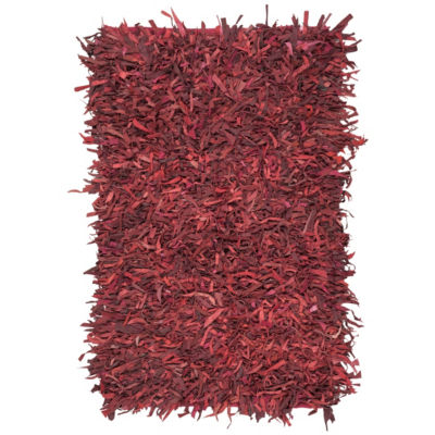 Safavieh Leather Shag Collection Akilah Solid Area Rug