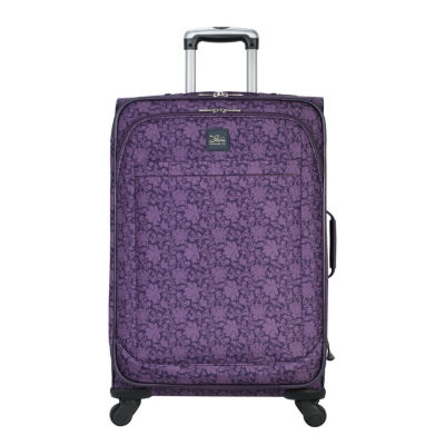 Skyway Chesapeake 3.0 Softside 24 Inch Luggage, Color Violet Floral JCPenney