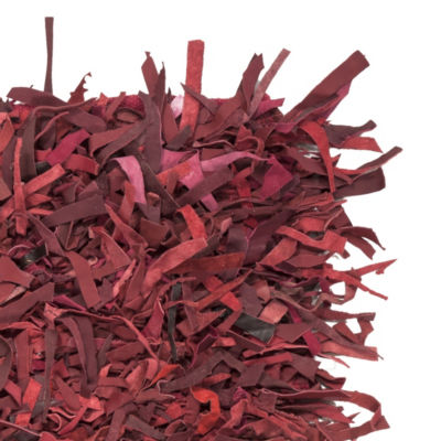 Safavieh Leather Shag Collection Akilah Solid Area Rug