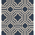 Safavieh Courtyard Collection Torma Geometric Indoor/Outdoor Square Area Rug