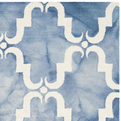 Safavieh Dip Dye Collection Wendell Geometric Square Area Rug