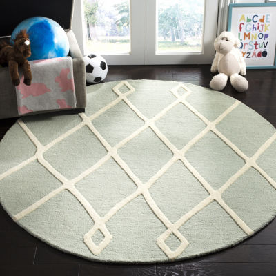 Safavieh Kids Collection Paolo Geometric Round Area Rug