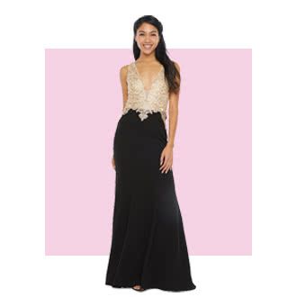 rose gold dress jcpenney