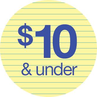 $10 & under
