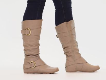 Journee Collection Shelley Slouch Boots - Wide Calf-JCPenney