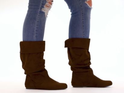 Journee Collection Shelley Slouch Boots - Wide Calf-JCPenney