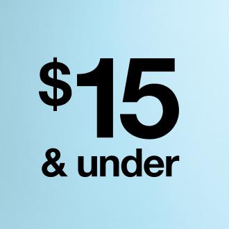 $15 and under