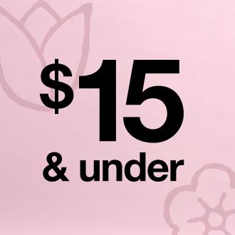 $15 and under