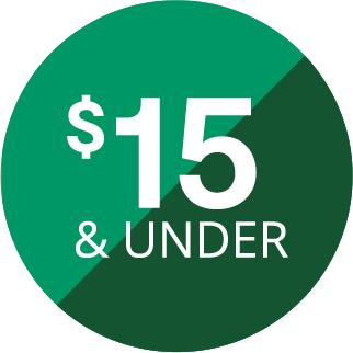 $15 & Under