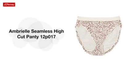 Seamless Printed Hi-Cut Brief Panty