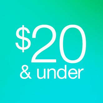 $20 & under