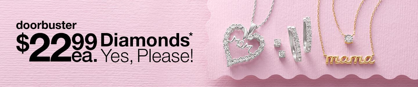 $22.99ea. Diamonds. Yes, Please!