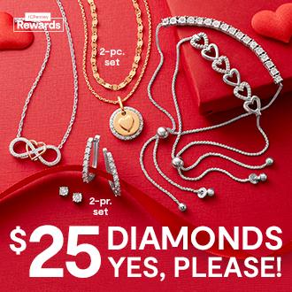 $25 Diamonds. Yes, please!