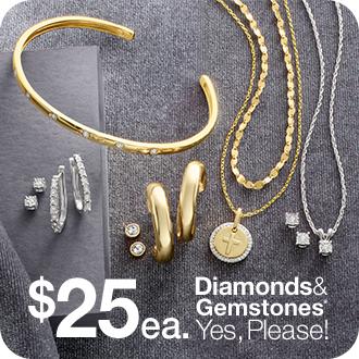 $25 ea diamonds gemstones