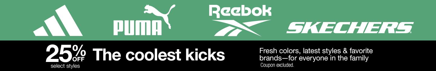25% off Athletic Shoes