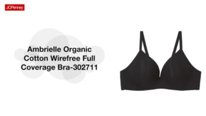 NWT Women's Ambrielle Organic Cotton Full Coverage Underwire Bra Size 36D  Hearts 