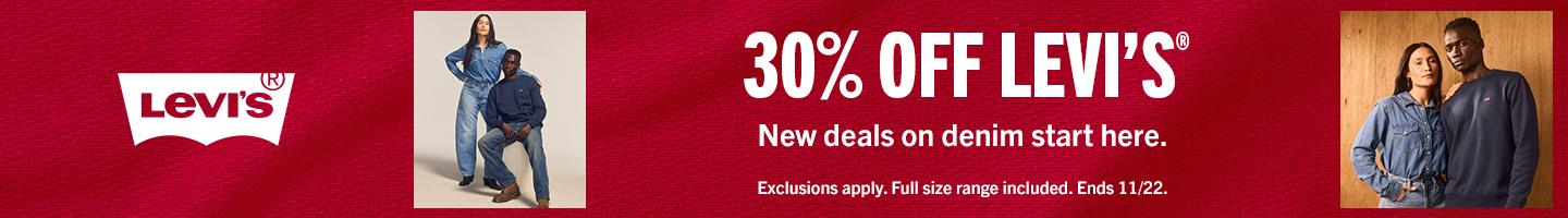Levi's 30% Off