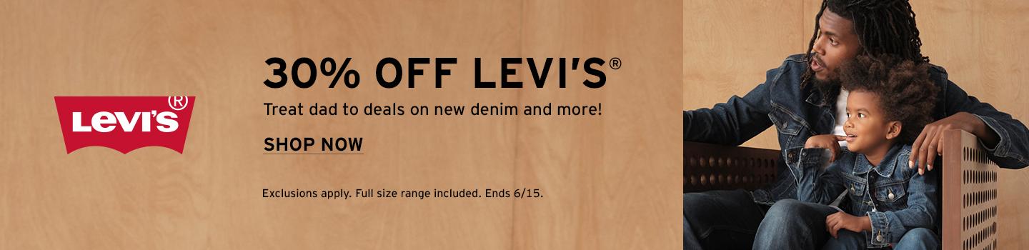 Levi's 30% Off