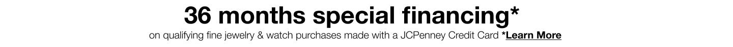 36 months special financing*