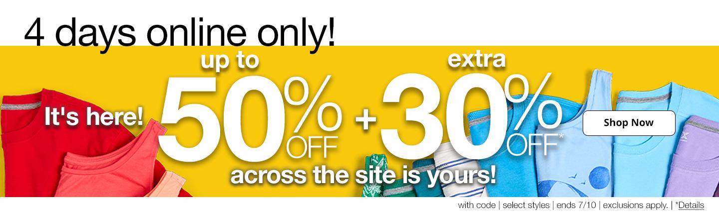 4 days online only!
