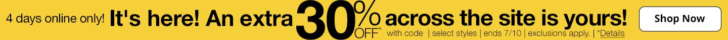 4 days online only!