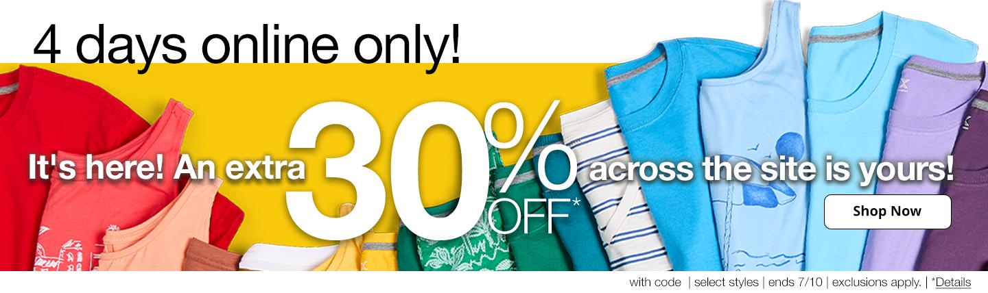4 days online only!