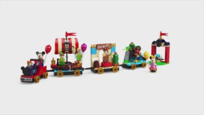 Lego disney christmas outlet train