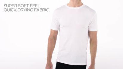 Stafford Men's White Crew Neck T-Shirts, Short Sleeve Crewnecks, Blend –  Taviuh