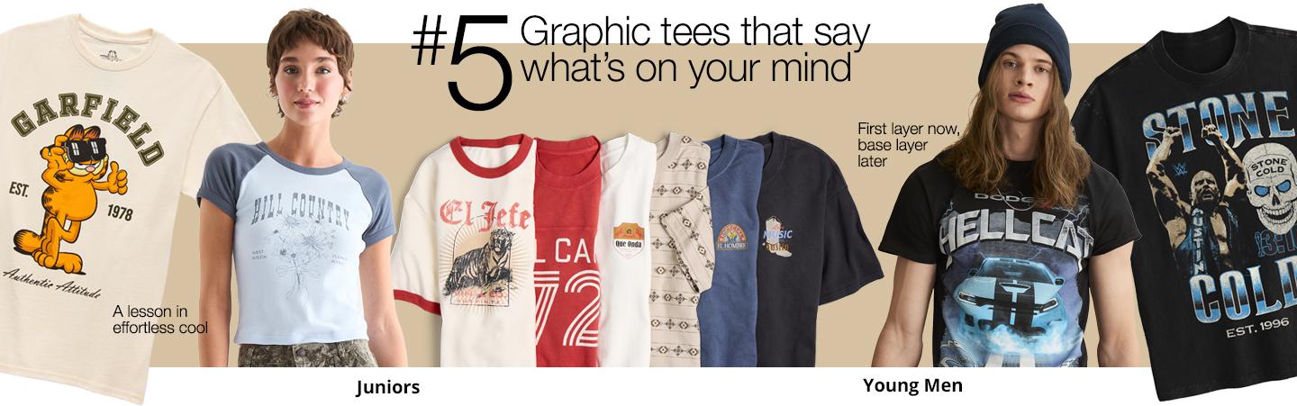 5 Graphic Tees