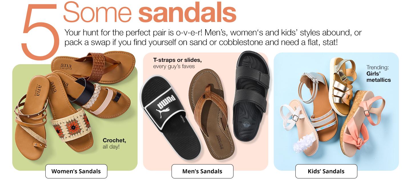 5. Some sandals