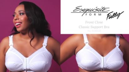Exquisite Form FULLY® Front Close Wirefree Classic Support Bra - Style  5100530 