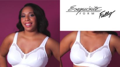 Buy Exquisite Form Women's Original Full Support Bra 5100532, White, 46DD  Online at desertcartINDIA