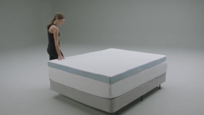 Bodipedic™ Home 4 Inch Hybrid Memory Foam and Fiber Topper, Color: White -  JCPenney in 2023