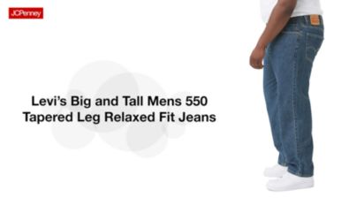 Levis 550 relaxed fit hot sale jeans big & tall jcpenney