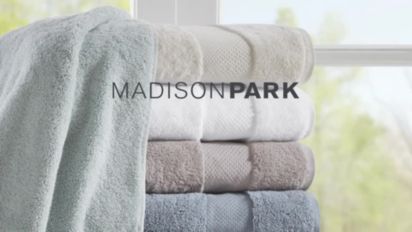 MADISON PARK SIGNATURE Turkish 6 Piece Bath Towel Set Blue See Below, 1  unit - Fred Meyer