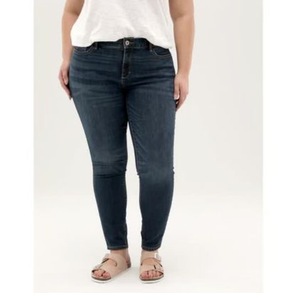 St. John's Bay Women's Plus Secretly Slender Skinny Jean